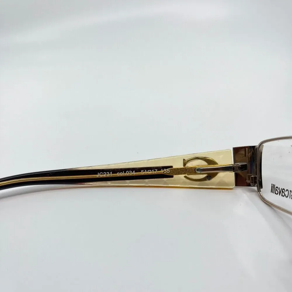 Just Cavalli‎ Women's Eyeglasses Frame Yellow Clear H6738